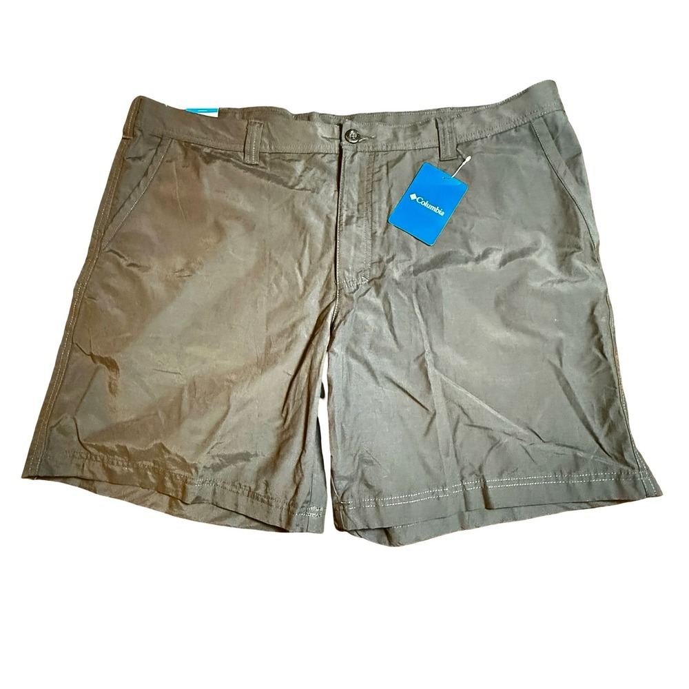 Columbia Birch Forest II Shorts Mens 42 Gray Hiking Outdoor 8" Inseam Gorpcorp